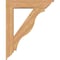 Ekena Millwork Funston Traditional Smooth Bracket w/ Offset Brace, Western Red Cedar, 7 1/2"W x 34"D x 42"H BKT0806X34X42FST01SWR - alternate 3